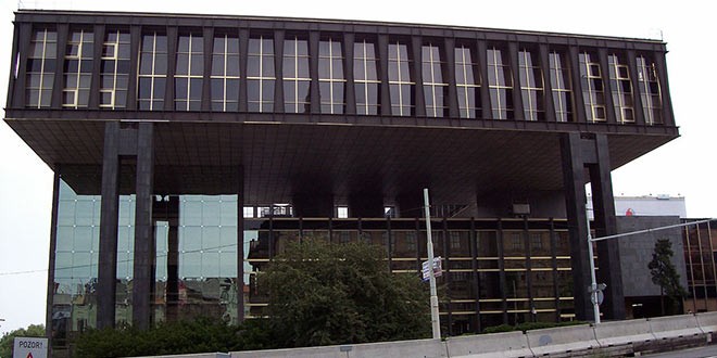 The front of the Assembly Building.