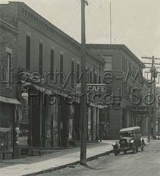 Bulkley Building on left, 1923