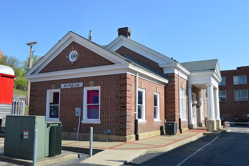 Front view of the building