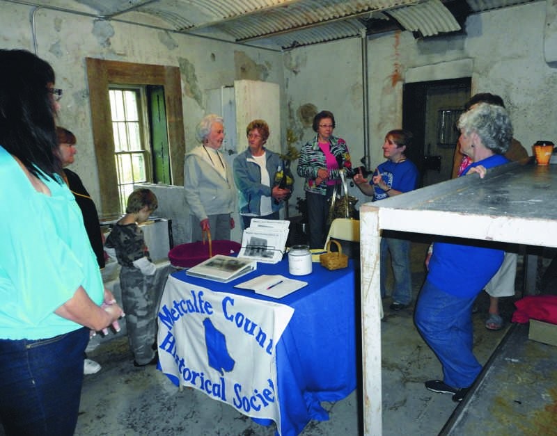 Metcalfe County Historical Society members give public tours of Metcalfe County Jail, 2013