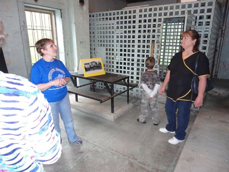 Metcalfe County Historical Society members give public tours of Metcalfe County Jail, 2013