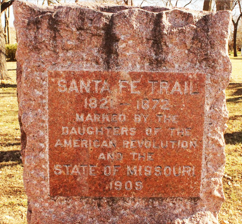 Granite stone erected on the property