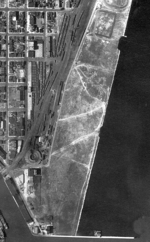 Aerial view of Maitland Airport (from the WI Historic Aerial Imagery Finder), 1937. 