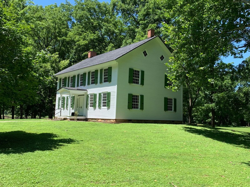 The restored Putnam-Houser House on Blennerhassett Island, 2019.