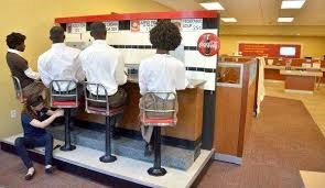 This section of the original counter of Woolworth's is now located inside the Well's Fargo at 33 King Street, the original location of the Woolworth's. 