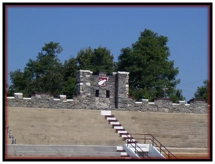 Inside stadium, 2010