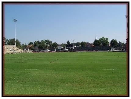 Field inside stadium, 2010