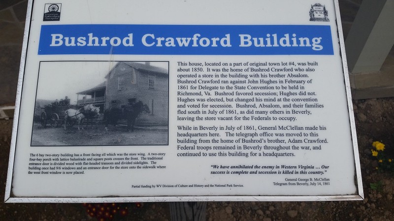 Brushrod Crawford Building Marker