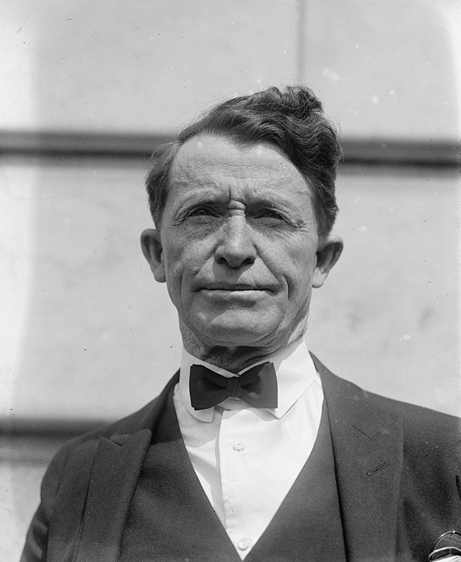 Al Jennings, who attended West Virginia University prior to his career as an Oklahoma outlaw, politician, and movie star. Courtesy of Wikipedia.