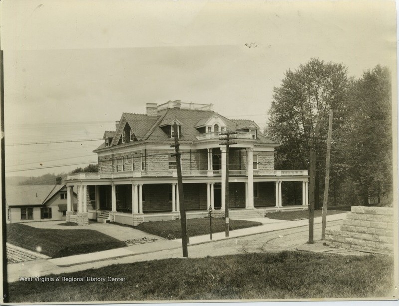 Purinton House in 1906, shortly after its construction. Courtesy of the West Virginia & Regional History Center.