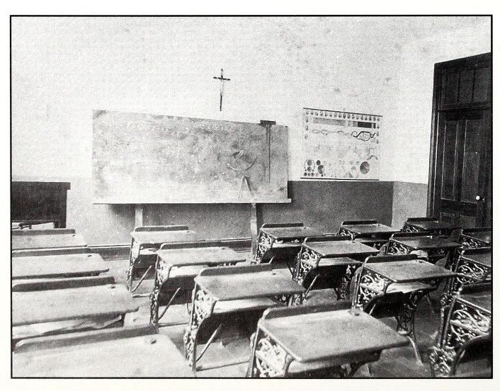 Stowe Classroom, c. 1900.
