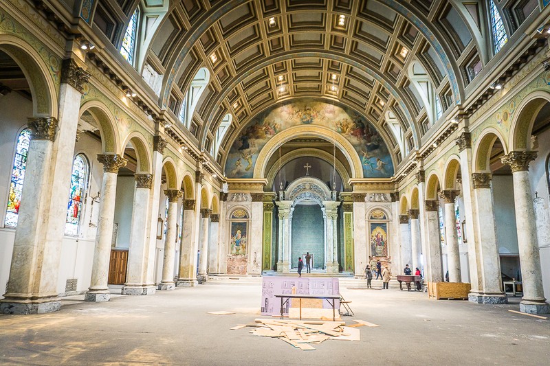 St. Mark's nave, view of the main altar space