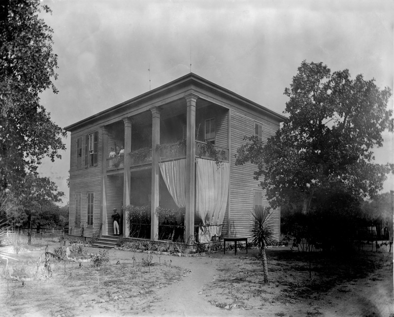 The German American Ladies College. Date unknown, but believed to be sometime in the late 19th century. 