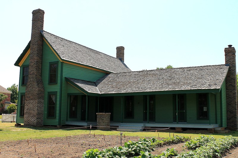 The farmhouse was built around 1869.