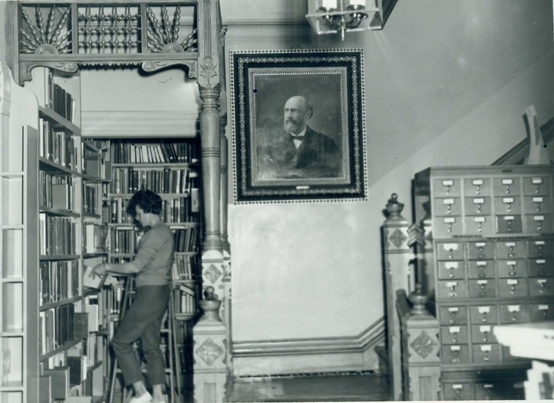 Cook Home in use as the Cook Memorial Library, 1960s