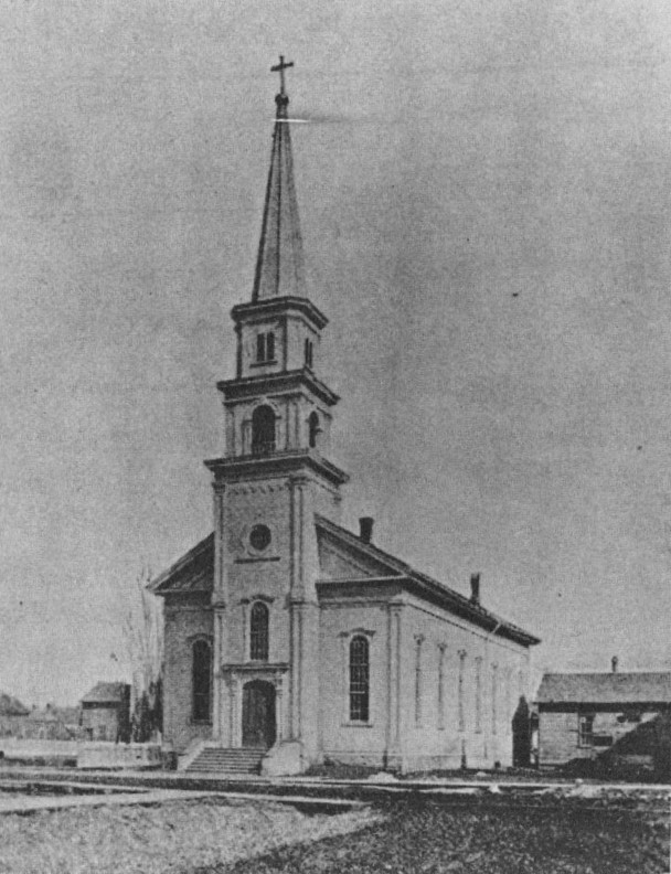 Original St. Mary's Church built in 1866.