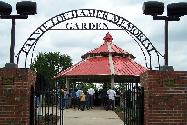 Fannie Mae Hammer Memorial Garden Entrance
