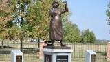 Donors raised over $125,000 and dedicated this statue in 2012