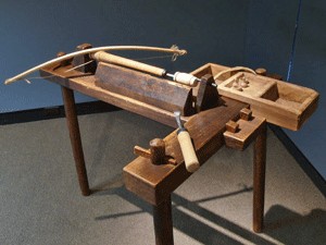 Viking-era lathe by Richard Enstad