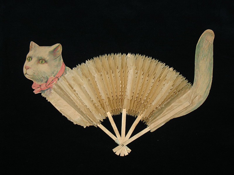 A cat fan from the museum's collection.