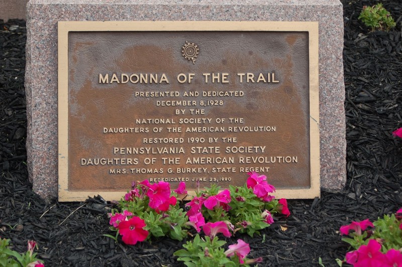 Dedication plaque. Photo by David Culver.