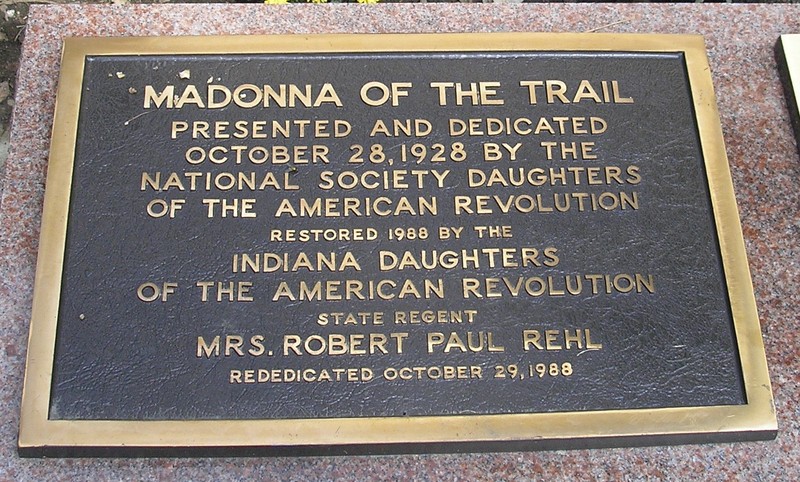 Rededication plaque. Photo by Cynthia Prescott.