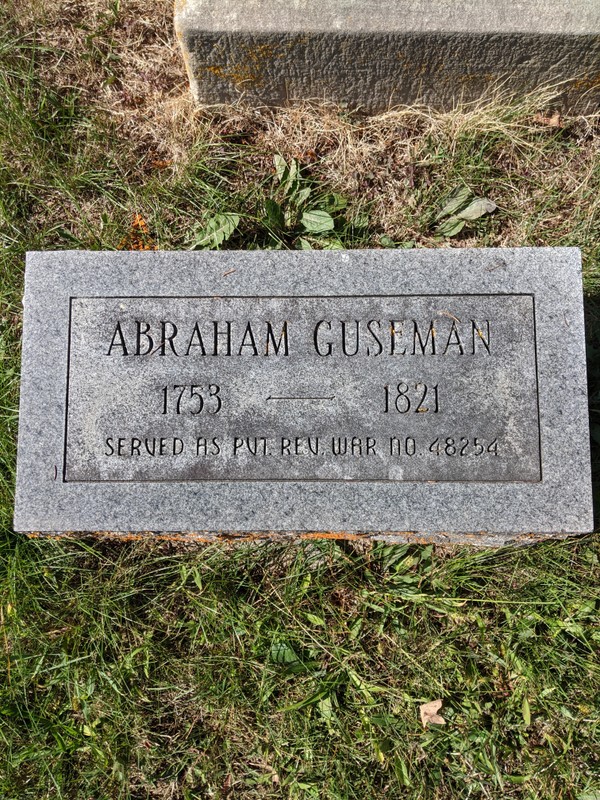 Guseman's grave.
