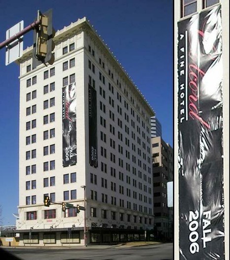 The Colcord Hotel was built in 1910, making it the city's first skyscraper.