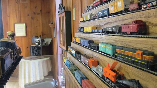 One of the museum's model train displays.