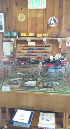 One of the museum's railroad displays.