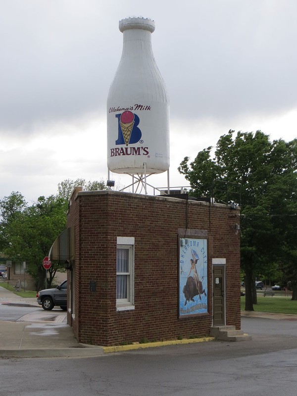 The Milk Bottle Building was built in 1930 and is one of the city's more iconic landmarks.