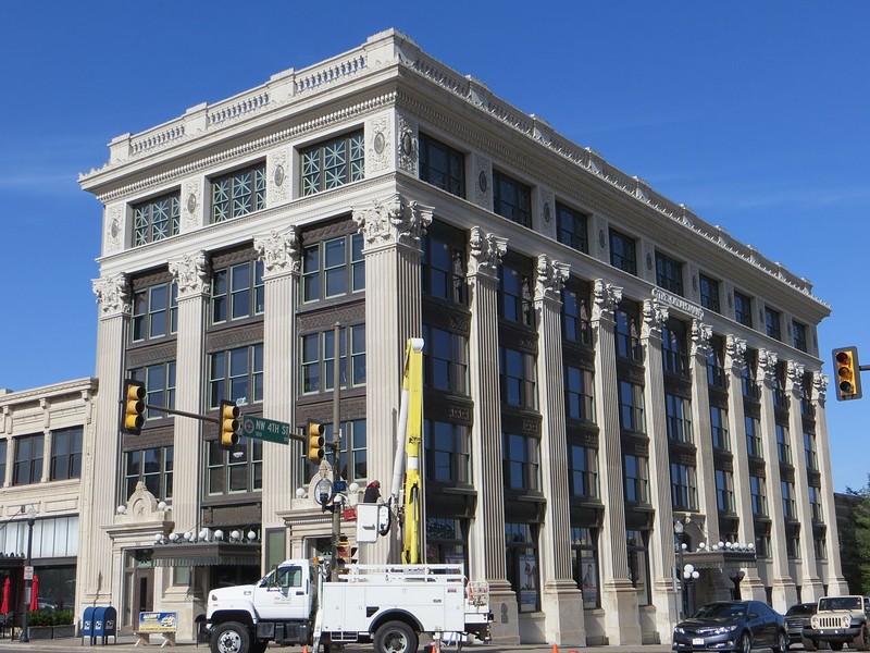 The Oklahoma Publishing Company Building was built in 1909.