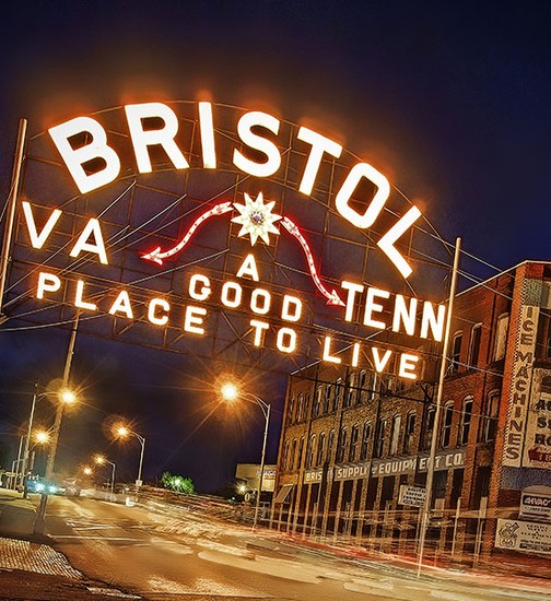 Bristol sign after recent modernizations, renovations