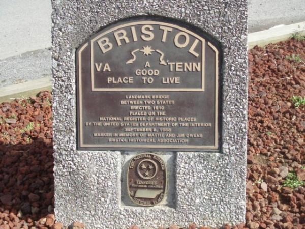 Bristol sign historical marker