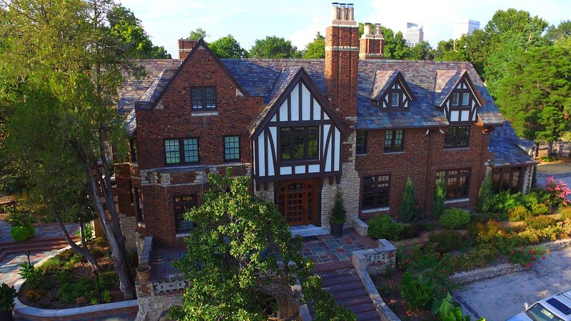 McBirney Mansion is one Tulsa's grandest homes. It was built in 1928 and is a fine example of Gothic Revival architecture.