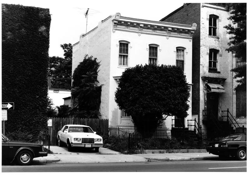 A photo of the Alma Thomas Home in September of 1986