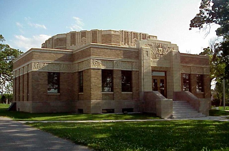 The Tulsa Fire Alarm Building is an excellent example of Art Deco architecture known for its Mayan-inspired design. It was built in 1931 to be the central fire reporting station.
