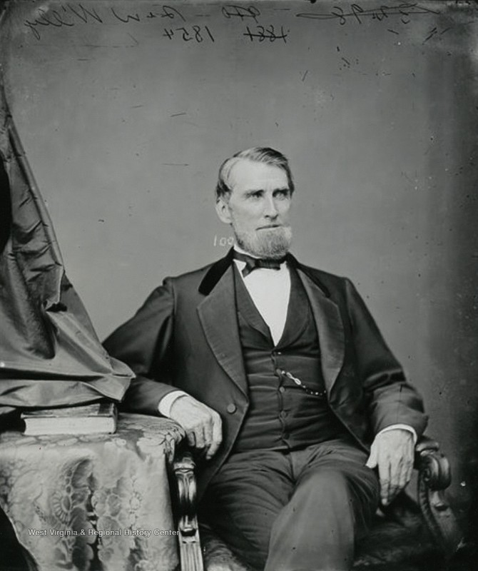 Photo of Willey during West Virginia's succession, ca. 1863.