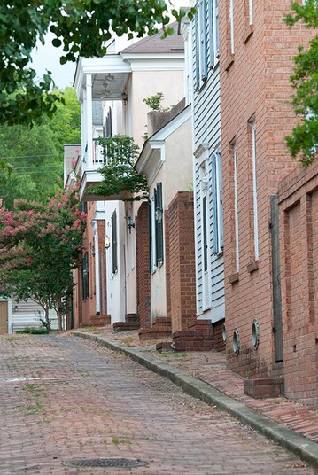 The Cotton & Planters Row, an area of the Cotton District housing development