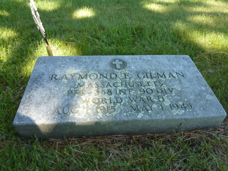 Raymond E Gilman Grave