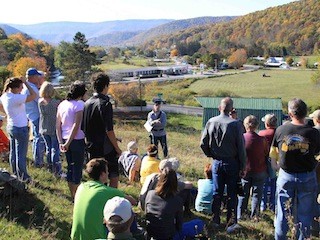 The Greebrier River Battle site. 