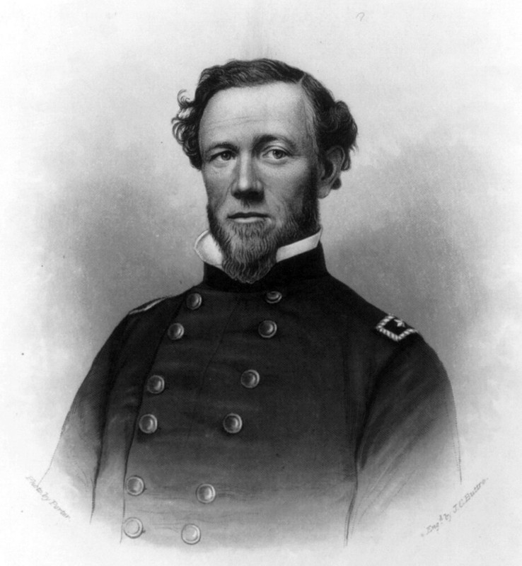 General Joseph J. Reynolds, who commanded Union troops at the battle. He later commanded different Union corps in the deep South. A decade after the Civil War, he was court-martialed for misconduct in the Great Sioux War of 1876.