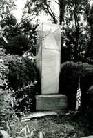The original 1817 monument is pictured here. The monument is one of two, the other built in 1877.