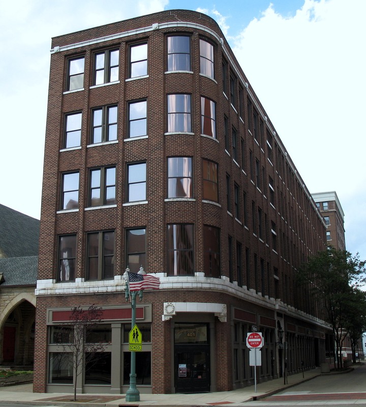 The Mellett/Canton Daily News Building as it stands today. 