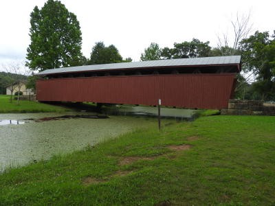 Staats Mill Covered Bridge at the Cedar Lakes location