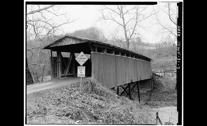 Staats Mill Covered Bridge at the original location