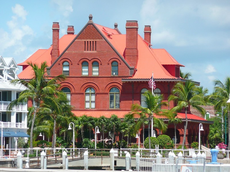 Back view of the Old Post Office and Customshouse (Key West Museum of Art & History)