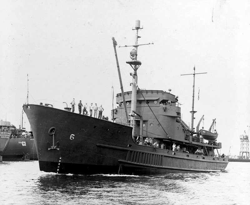 Originally built for the Army, this Marietta-built vessel became USS Bastion under Navy care. She was later transferred to the Coast Guard as USCGC Jonquil (NavSource).