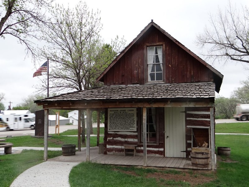 The Johnny Spaulding Cabin was built in 1876 by its namesake.