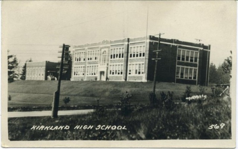 This photo was taken in 1930 of Union-A high school. The land it sits on would become Heritage Park. 